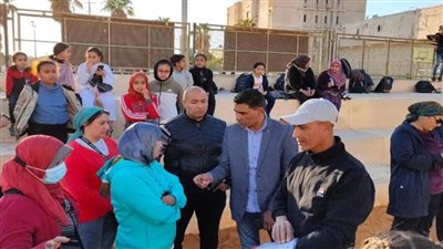 الوادي الجديد: انطلاق فعاليات المهرجان الرياضي بمشاركة الف شاب وفتاة