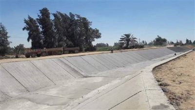 إنجاز 57 % من المرحلة الأولى لتبطين وتأهيل الترع ببني سويف 