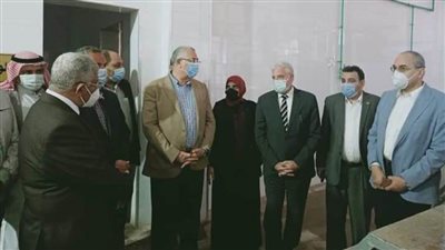 وزير الزراعة ومحافظ جنوب سيناء يتفقدان المشروعات الزراعية بالمحافظة