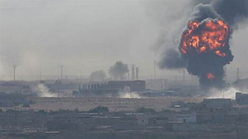 تدمير مواقع الإرهابيين