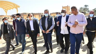 العنانى يفتتح مشروع تطوير معبد أتريبس 