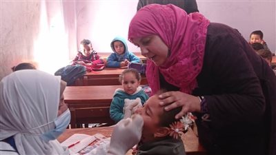 انطلاق الحملة القومية للتطعيم ضد مرض شلل الأطفال بالبحيرة