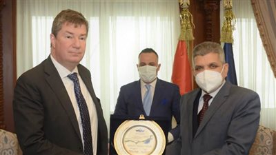 الفريق أسامة ربيع يلتقي السفير البلجيكي لبحث سبل التعاون المشترك