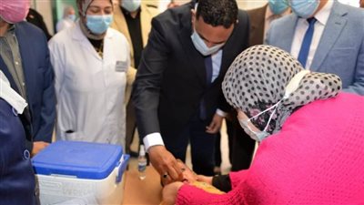 تدشين الحملة القومية للتطعيم ضد شلل الأطفال بالدقهلية