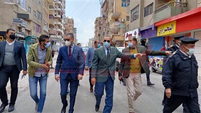  محافظ كفر الشيخ يتفقد أعمال الرصف والتطوير