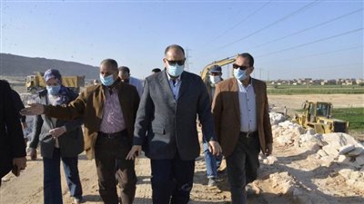 محافظ أسيوط يتفقد محطة معالجة صرف صحي المشايعة