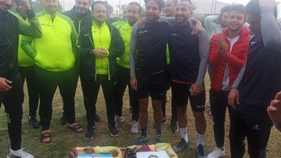 سيراميكا كليوباترا يحتفل بعيد ميلاد محمد إبراهيم وضياء قنديل 