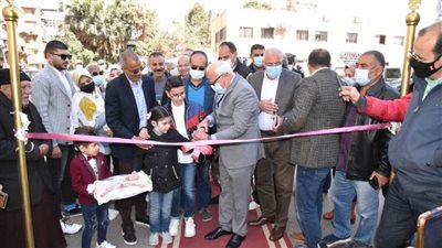 محافظ بورسعيد يفتتح شارع البدري فرغلي