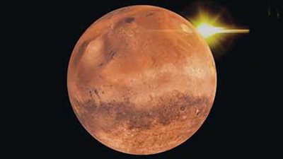 بدء اقتران المريخ بـ