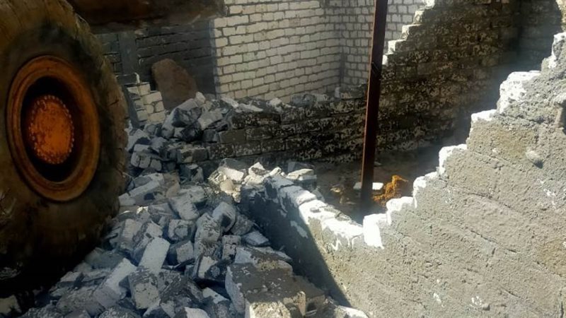 إزالة التعديات بالبحيرة