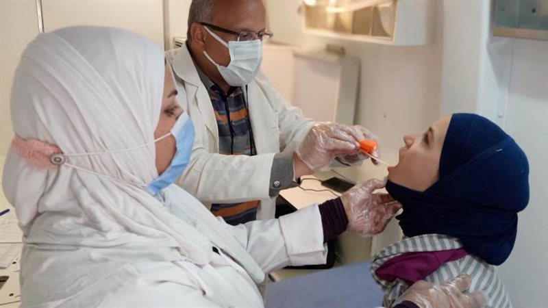 القافلة اثناء اجراء