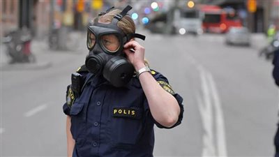 الشرطة السويدية تفض مظاهرة ضد قيود كورونا في ستوكهولم