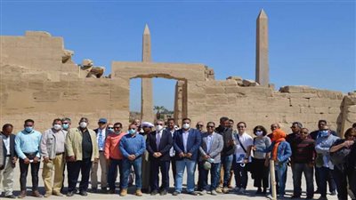 الآثار تكشف عن أعمال اللجنة العليا للمركز المصري الفرنسي بمعابد الكرنك