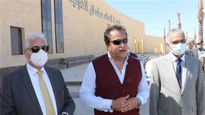 وزير التعليم العالي يتفقد جامعة الملك سلمان الدولية بجنوب سيناء