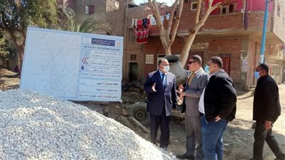 السكرتير المساعد بأسيوط يتفقد مشروعات تطوير مركز ساحل سليم