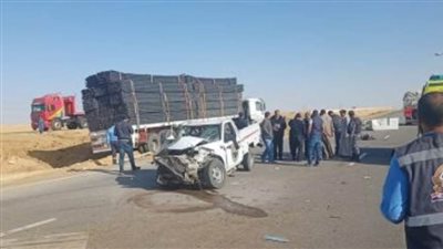 إصابة 4 أشخاص بحادث انقلاب سيارة بترعة الإسماعيلية 