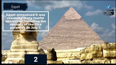 وسائل الإعلام تواصل تشجيع السياحة لمصر