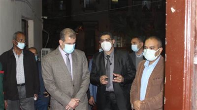 سكرتيرعام المنيا يتابع حالة المصابين في حادث انقلاب سيارة بالطريق الصحراوي