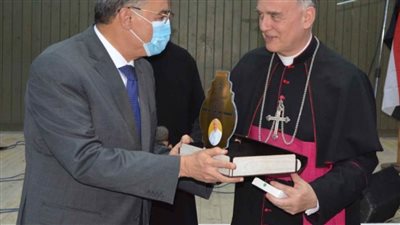 سفير الفاتيكان بالمنيا: مصر لها مكانة هامة عند قداسة البابا فهي مهد الحضارات