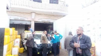 تموين الشرقية يضبط 4 أطنان زيت مجهول المصدر 