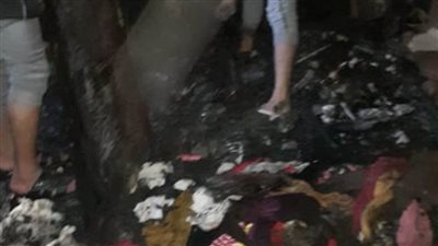 السيطرة علي حريق عقار بقرية الدير بطوخ