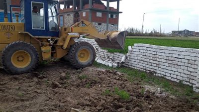 إزالة 4 حالات تعدٍ على الأراضي الزراعية في حملة بالبحيرة