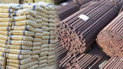 مواد البناء. ننشر أسعار الأسمنت والحديد اليوم السبت 13 مارس 2021