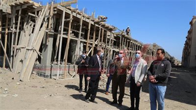 محافظ كفر الشيخ يتفقد الأعمال الجارية لإنشاء الإسكان الاجتماعي