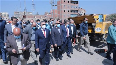 وزير النقل يتفقد عددا من المشروعات الخدمية بمحافظة المنوفية
