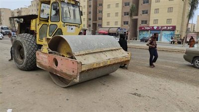 تطوير شارع عبد الرحمن شكري منطقة السيدة نفيسة بحي ضواحي بورسعيد