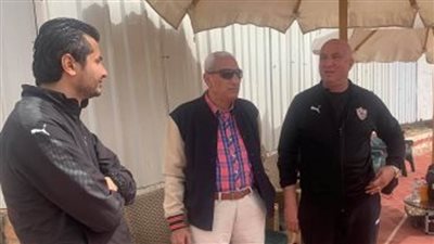 رئيس الزمالك يحضر مران الفريق لدعمه قبل مواجهة الترجي