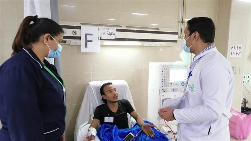 الخدمة بالرعاية الصحية