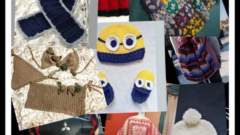 بعض اعمال للكروشيه