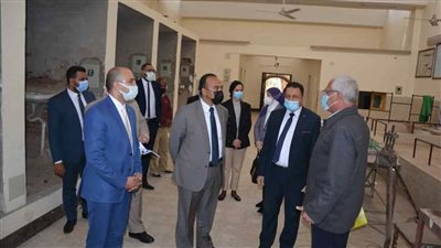 نائب محافظ المنيا يتفقد مركزي التدريب المهني ويتابع جاهزيتهما لتنفيذ الورش الفنية