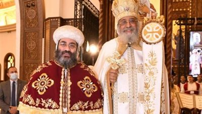 مطرانية أبوقرقاص بالمنيا تحتفل بتجليس أسقفها الجديد 