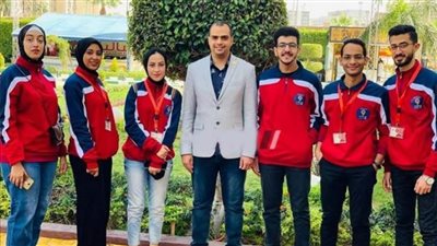 فريق جامعة دمياط يتأهل لدور الثمانية في مسابقة 