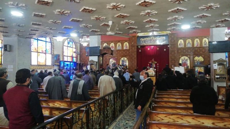 بدء قداس الجنازة