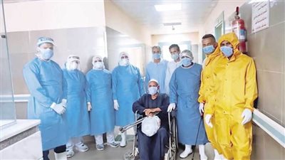 تعافي 9 مصابين بفيروس كورونا بمستشفى التأمين الصحى بشبرا الخيمة