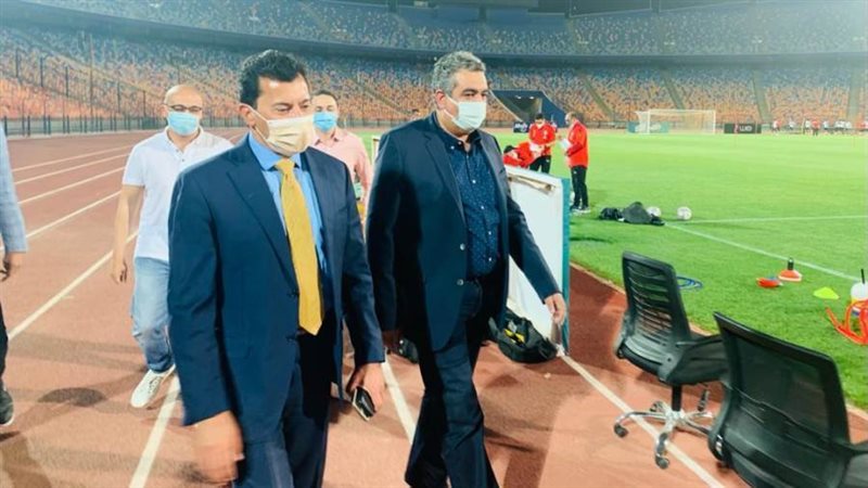 صبحى ومجاهد فى تدريبات