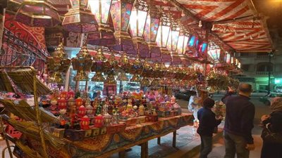  دمنهور تتزين بمعارض الفوانيس الرمضانية 