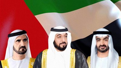 الشيخ خليفة بن زايد ونائبه يعزيان الرئيس السيسي في ضحايا حادث قطاري سوهاج