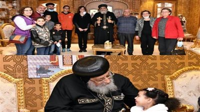 مجموعة جديدة من أبناء الكنيسة في ضيافة البابا تواضروس  