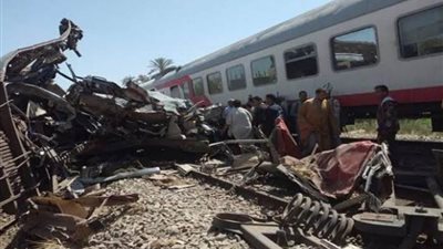 فنانون ينعون ضحايا حادث تصادم قطاري سوهاج