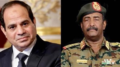 الرئيس السيسي يتلقى اتصالا هاتفيا من البرهان