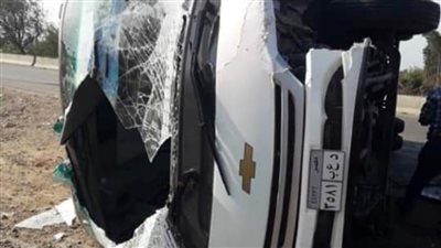 إصابة ٥ أشخاص في حادث بالدقهلية