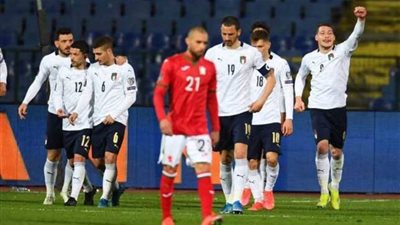 فوز ايطاليا على بلغاريا بهدفين نظيفين في تصفيات مونديال 2022