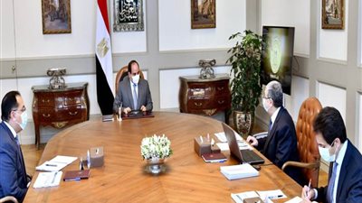 الرئيس السيسي يتابع موقف التغذية الكهربائية للمشروع القومي لتنمية سيناء وتطوير 