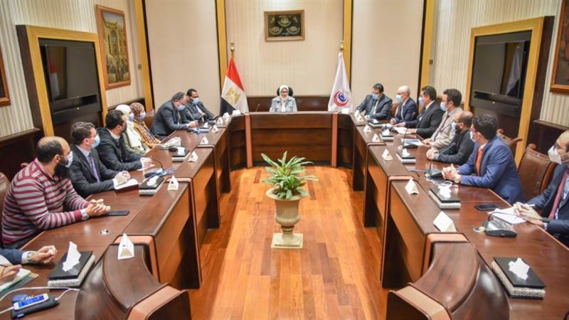 اجتماع وزيرة الصحة
