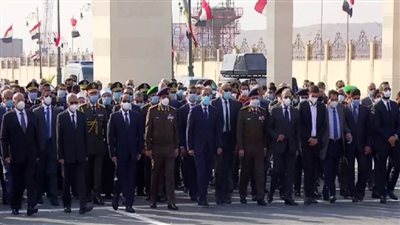 الرئيس السيسى يتقدم الجنازة العسكرية للدكتور كمال الجنزوري بمسجد المشير