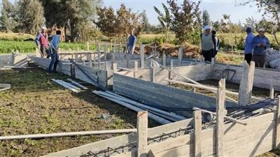 إزالة 10 حالات تعدٍ على الأراضي الزراعية بالبحيرة